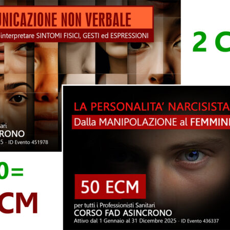 2 CORSI: LA COMUNICAZIONE NON VERBALE + PERSONALITÀ NARCISISTA E FEMMINICIDIO